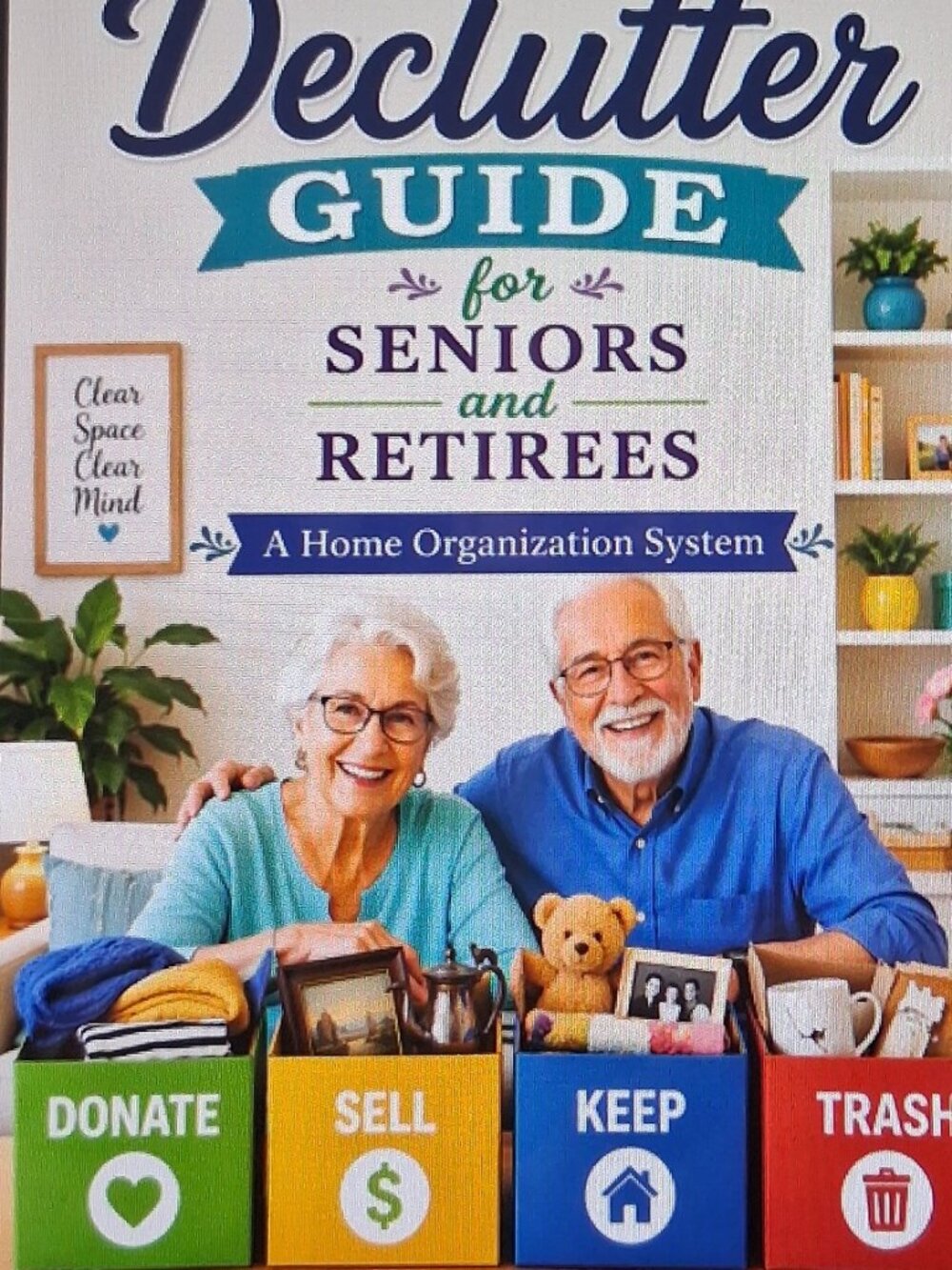 A Declutter Guide For Seniors And Retirees: Home Organization 8.5 x 11 / 185 pg